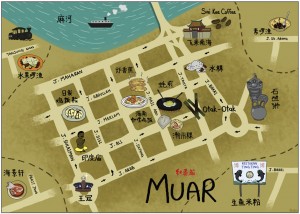 map muar